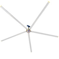 Kit de ventilateur de plafond industriel professionnel BLDC - Oscillation 3D, ventilateur silencieux pour entrepôt, 241V-380V, garantie 24 mois