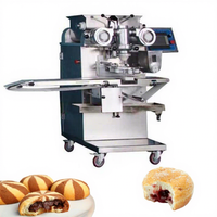 Machine automatique de fabrication de maamoul, mochi, beignets et biscuits en acier inoxydable, avec remplissage et enrobage