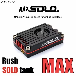 Rush MAX SOLO 5.8GHz 2.5W เครื่องส่งสัญญาณเสียงอัจฉริยะ vtx 37CH 10km FPV Drone vtx - Product Image 3