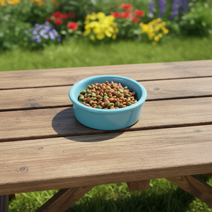 Eco-Friendly Durable Custom Printed Small Rounded Ceramic <strong>Dog</strong> Bowl <strong>Feeder</strong> with Cut Style <strong>Raised</strong> for Home Use Custom Color - Product Image 3