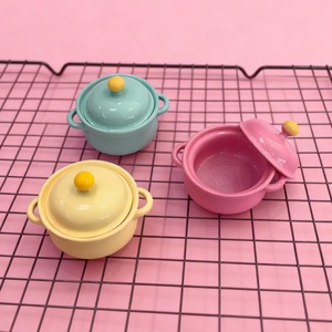 Miniatura de Olla para Casa de Muñecas, Modelo de Simulación de Utensilios de Cocina, Adornos DIY, Mini Cocina, Manualidades Creativas, Regalo, Artesanía en Metal - Product Image 4