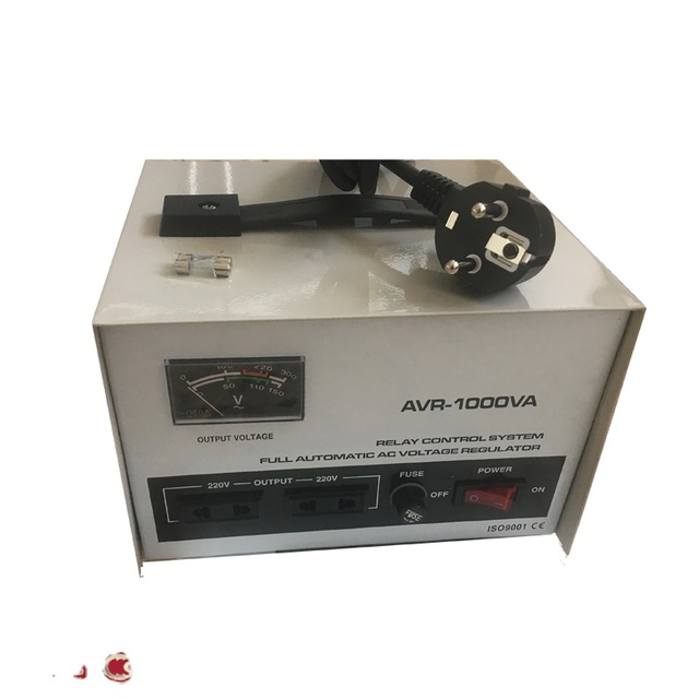 AVR 1500VA SINGLE PHASE AC Automatic Electronic Voltage Regulator Voltage Stabilizer
