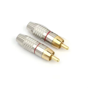 Connecteur de haut-parleur <span class=keywords><strong>RCA</strong></span> Lotus Plug sans soudure plaqué or Connecteur audio pour équipement audio vidéo - Product Image 4