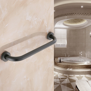Barre d'appui Ou Zhizhuo 43cm 53cm 47cm Antidérapante en Aluminium pour Salle de Bain, Main Courante de Sécurité pour Personnes Âgées, Support d'Angle pour Toilettes - Product Image 2