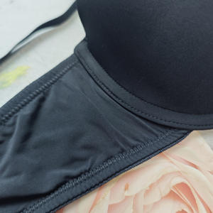 Sujetador con aros y tirantes ajustables, fino y sólido, con efecto push-up, para mujer, ODM/OEM, logotipo personalizado, venta al por mayor, uso diario ajustable. - Product Image 2