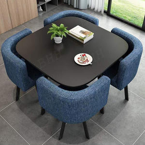 Ensemble <span class=keywords><strong>Table</strong></span> Carrée et Chaises <span class=keywords><strong>de</strong></span> Loisirs Simple et Moderne <span class=keywords><strong>en</strong></span> Vente Chaude pour Maison Magasin Espace <span class=keywords><strong>de</strong></span> Repos pour Cuisine - <span class=keywords><strong>Table</strong></span> <span class=keywords><strong>de</strong></span> Salle à Manger <span class=keywords><strong>en</strong></span> Marbre - Product Image 3