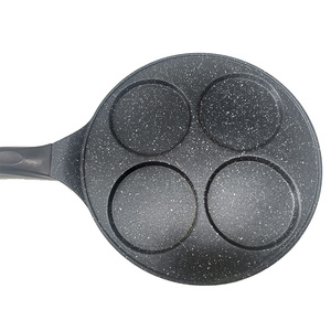 Productos DE <span class=keywords><strong>SALUD</strong></span> Sartén grande y segura para huevos de <span class=keywords><strong>aluminio</strong></span>, sartén antiadherente con 4 tazas de revestimiento de granito para el desayuno de la cocina del hogar - Product Image 3