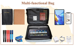 Funda Premium para Biblia, Estuche de Transporte Grande de Lujo con Asa Segura y Correa Ajustable, Protege tu Biblia para la Iglesia y la Vida Diaria - Product Image 3