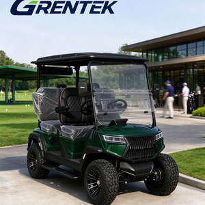 Voiturette de golf multi-couleurs personnalisée pour 4 passagers, avec batterie au lithium, pour les attractions touristiques - Product Image 1