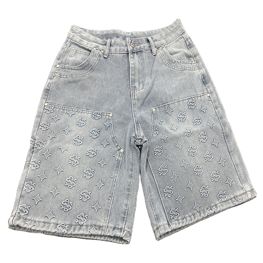 【SATIIIZ】Carton Patch Carpenter Bermuda Pants SATIIIZ】Carton Patch Carpenter Bermuda Pants (SATiiiZ