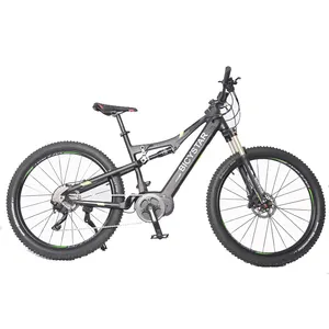 BICYSTAR electric full suspension mid drive bike ,electric cycle for adults,electric fat bike suspension