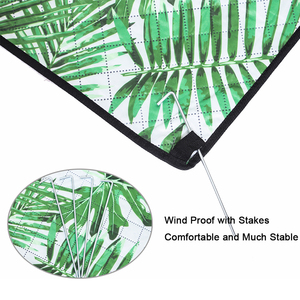 Familia arena menos XL ir <span class=keywords><strong>playa</strong></span> grandes Mejor Algodón Zip Palm Oversize de verano manta suave de la <span class=keywords><strong>playa</strong></span> - Product Image 3
