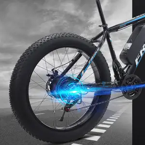 Desain baru pabrik ban fat off-road sepeda listrik 1000W 48V 21 kecepatan semua medan ban e-bike untuk orang dewasa sepeda listrik
