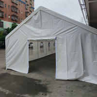 Abri de voiture en acier moderne multifonctionnel 5x10m - Abri commercial pour événements en plein air, garage pour voiture domestique, durable, imperméable