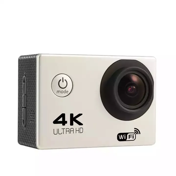 D1000 spor kamera 170 derece geniş açı 4K HD kamera 2.0 inç IPS ekran WiFi eylem kamera