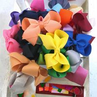 Noeud en ruban de 4 pouces sans clips, chaussures, bottes, vêtements, parfum, mariage, bijoux, nœuds décoratifs, accessoires de bricolage