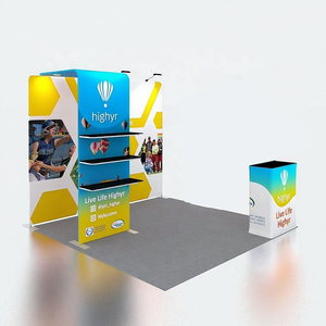 10X10 Aluminium Tension Tissu Étagère Affichage Salon Portable Publicité Promotion 10x10 Exposition Salon Stand - Product Image 5