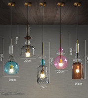 Lampes suspendues modernes en forme de bonbons colorés, style nordique, en verre créatif, pour salon, restaurant, café, éclairage domestique, luminaires de cuisine