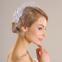 F1051 Élégante coiffe de mariée florale pour mariage