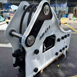 SB131 SB100 SB121 Disjuntor Hidráulico Tipo Aberto Forma Triangular Peso 30-40T EC350DL SH400.8 ZL975C HTW280 Escavadeira Rock Hammer - Product Image 4