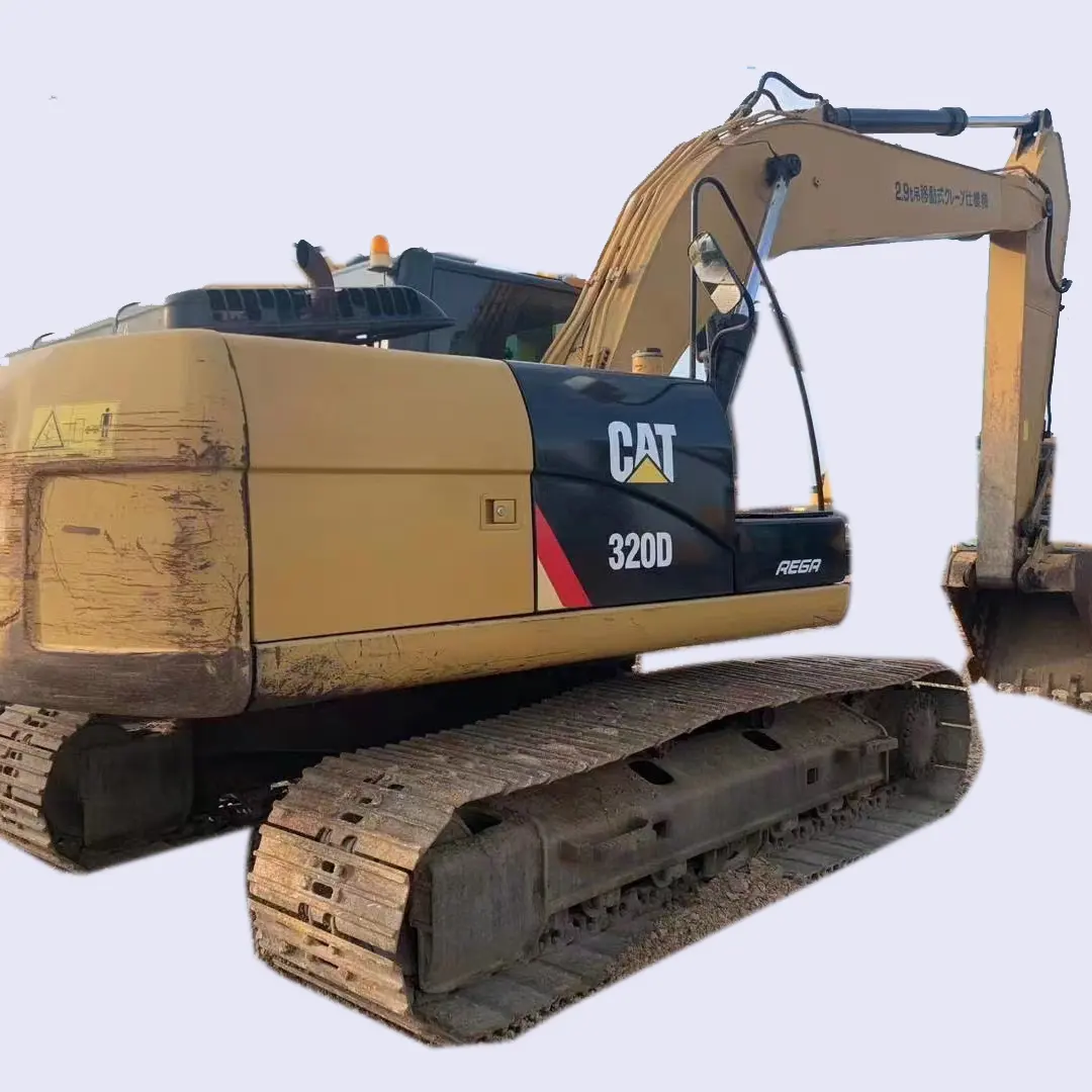 두 번째 오리지널 CAT 320D 중장비 중고 기계 CAT 320D 크롤러 굴삭기 굴삭기 캐터필러 기계 중고 굴삭기