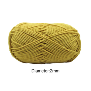 Fil à crocheter en coton 100% Golden Sun en gros pour le tricot - Product Image 4