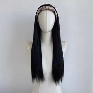 วิกผมแบบมีสายคาดศีรษะลายสก็อตวิน<span class=keywords><strong>เท</strong></span><span class=keywords><strong>จ</strong></span> ทนความร้อนได้ <span class=keywords><strong>ทรง</strong></span><span class=keywords><strong>ผม</strong></span><span class=keywords><strong>ยาว</strong></span>ตรงสำหรับ<span class=keywords><strong>ผู้หญิง</strong></span> เพิ่มวอลลุ่ม ถอดออกได้ พร้อมผมยาวเสริม - Product Image 5