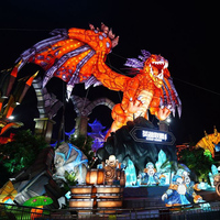 Hochwertige Laternenfest-Dekorationen Große Outdoor-Weihnachtsdekorationen