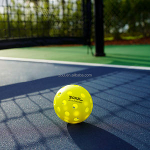 X-ACE PRO açık eğitim Pickleballs 6/12 adet yeşil plastik topları 40 delik özelleştirilebilir Logo ile yüksek kalite - Product Image 3