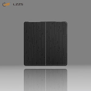 V12 Black 2-gang 1/2 Way <span class=keywords><strong>Rune</strong></span> Drawing Series Durable con el último tratamiento de superficie Calidad alemana Precio al por mayor de fábrica - Product Image 1