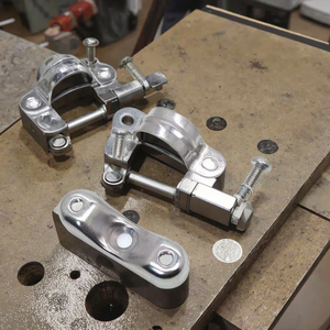 Clip da sella personalizzabile in lega di alluminio per codice Off-Wall 16/20/25/32/40/50mm staffa morsetto a Clip fissa OEM morsetti da sella - Product Image 5