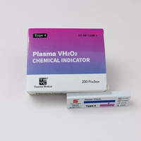 Tarjeta Indicadora de Esterilización por Plasma ISO11140 H2O2, Tira Indicadora de Plasma para CSSD Hospitalaria