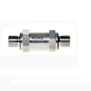 Válvula de Retención ROKE de Acero Inoxidable 316 con Rosca Externa, Función de Bloqueo de Disco Único de Paso Recto - Product Image 3