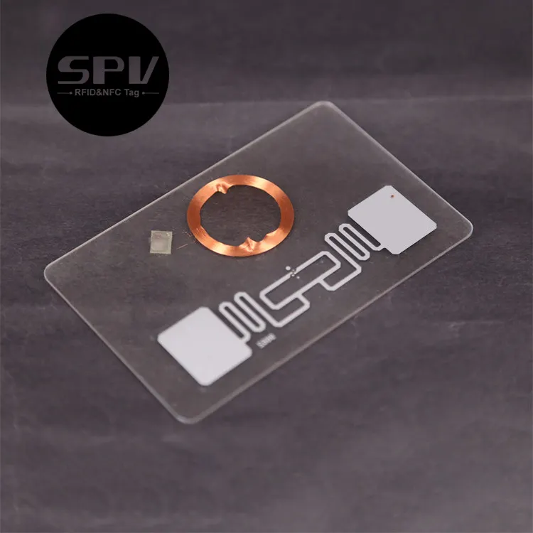 プログラム可能なデュアルチップ透明RFID書き換え可能NFCカード