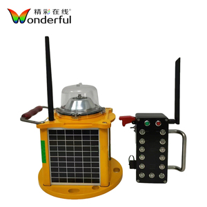 Led sân bay tắc nghẽn ánh sáng điều khiển không dây MARINE năng lượng mặt trời hàng không đèn hiệu cảnh báo ánh sáng màu xanh lá cây màu xanh phát ra AR111 loại cơ sở - Product Image 1