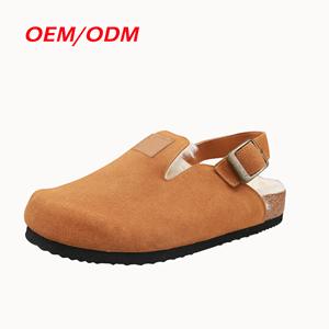 Birkenstocks Boston en <span class=keywords><strong>laine</strong></span> et liège, cuir véritable, boucle pour l'hiver, tendance, résistant à l'usure, antidérapant, fourrure chaude - Product Image 3