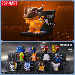 Genuino POPMART <span class=keywords><strong>Digimon</strong></span> Adventure Japón nevera figuras conjunto completo ABS Metal PVC Material figuras de acción al azar juguetes coleccionables - Product Image 2