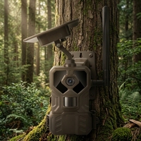 Caméra de chasse solaire intégrée OEM ODM 4G MMS SMTP FTP IP66 avec système d'alimentation double et reconnaissance et classification IA