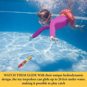 Jouets <span class=keywords><strong>de</strong></span> <span class=keywords><strong>plongée</strong></span> sous-marine Torpedo Bandits <span class=keywords><strong>piscine</strong></span> jouets requin glissades <span class=keywords><strong>jeux</strong></span> d'eau amusants pour garçons et filles - Product Image 5
