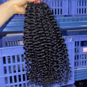 <span class=keywords><strong>Cheveux</strong></span> bouclés au crochet de style italien <span class=keywords><strong>pour</strong></span> femmes noires, coupe courte bob, <span class=keywords><strong>coiffure</strong></span> bohème avec tresses françaises lâches, <span class=keywords><strong>cheveux</strong></span> humains bouclés birmans - Product Image 4
