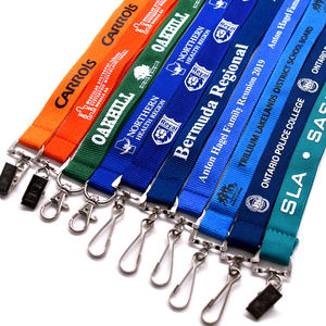 Eco-cordão personalizado leve do logotipo com sublimação imprimindo o poliéster durável para cartões da sociedade do Gym - Product Image 5