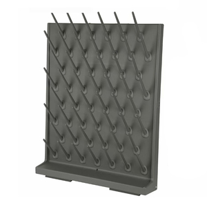 Soporte de goteo personalizable para laboratorio, tendedero de un solo lado doble, ganchos de tablero de clavijas de laboratorio para cristalería - Product Image 1