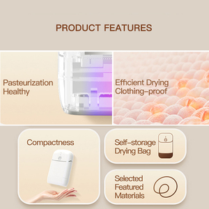 Portable Electric Compact Clothes <strong>Dryer</strong>, Mini Automatic <strong>Hanging</strong> Bag <strong>Dryer</strong> for Hotel Baby Clothes Underwear <strong>Socks</strong> - Product Image 5