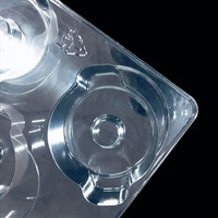 Barquette jetable antistatique ESD recyclable pour l'électronique grand public, fabriquée en matériaux durables PS, PLA, PVC, PP, PET