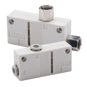 Generador de Vacío Tipo Caja de Alto Flujo y Fuerte Succión con Conexiones de Tubo Roscadas Neumáticas Duraderas-ZH05/07/10/13BL - Product Image 1