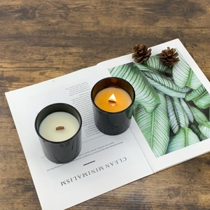 Bougie parfumée <span class=keywords><strong>de</strong></span> cire <span class=keywords><strong>de</strong></span> soja <span class=keywords><strong>de</strong></span> pot d'aromathérapie bon marché faite sur commande d'usine professionnelle - Product Image 4