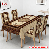 Housse de chaise de salle à manger extensible en Spandex Kongyu Home Textiles, imprimé Mandala Persan, impression 2D, élastique, vente en gros