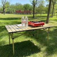 Meubles d'extérieur, table pliante de camping, table pliante réglable en hauteur, table de plage, table de camping portable, table de pique-nique