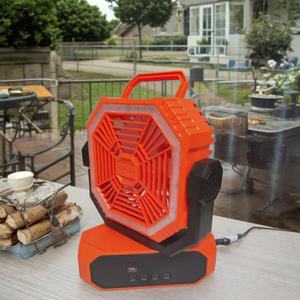Ventilador de Escritorio USB Recargable Personalizable, con Luz LED Integrada, Multifuncional, Portátil, para Exteriores, Hogar y Camping, 10000mAh - Product Image 1