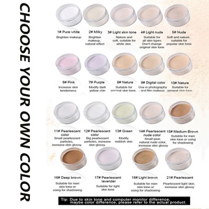 Polvo Mineral Facial OEM con SPF, Polvo Suelto Color Rosa Banana, Base de Maquillaje de Marca Privada, Vegano, Control de Grasa, Polvo Fijador de Maquillaje - Product Image 5